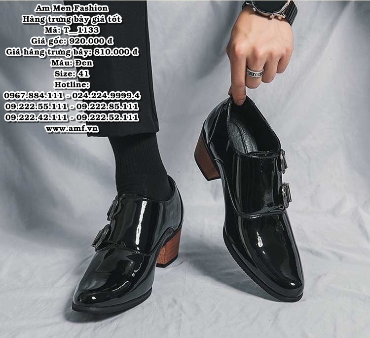 T1133 - Màu: Đen - Size: 41