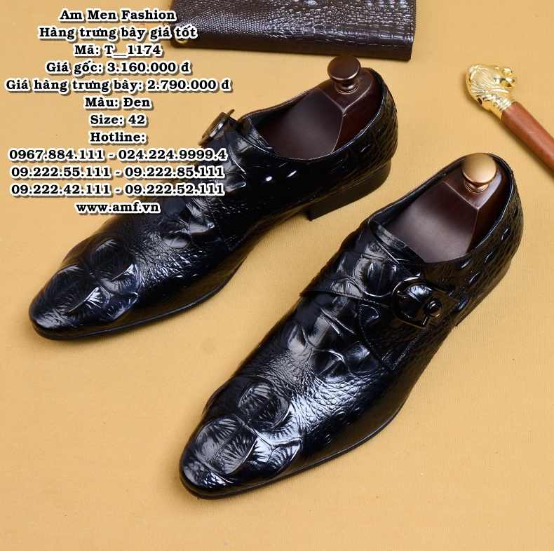 T1174 - Màu: Đen - Size: 42