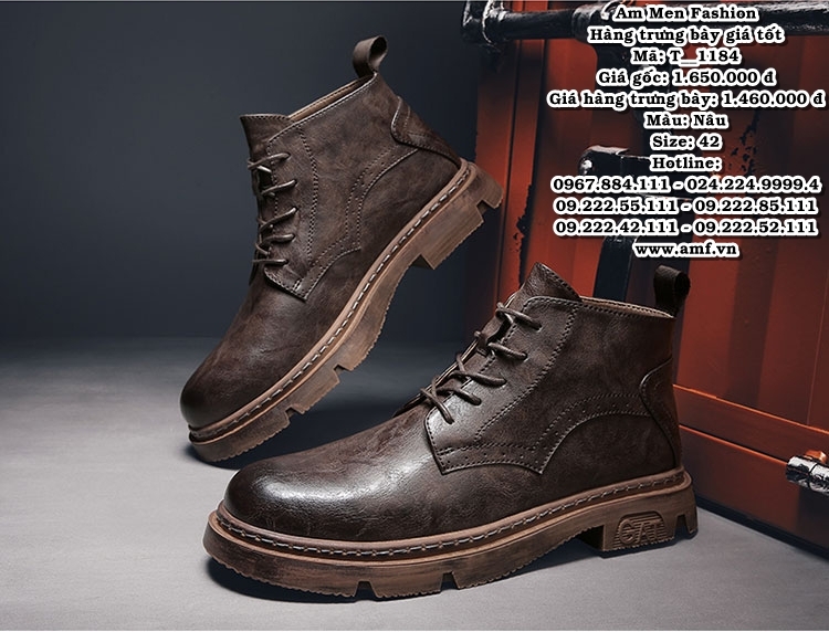 T1184 - Màu: Nâu - Size: 42