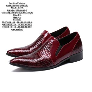 T1189 - Màu: Đỏ - Size: 42