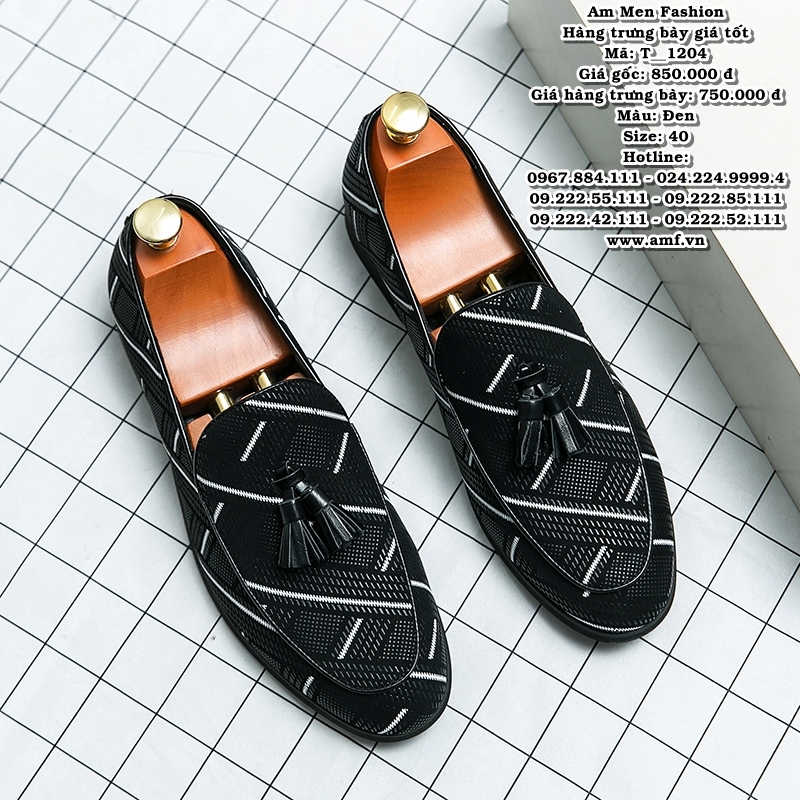 T1204 - Màu: Đen - Size: 40