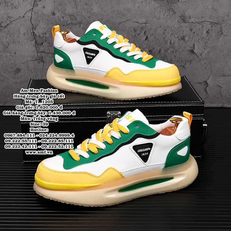 T1205 - Màu: Trắng vàng - Size: 39