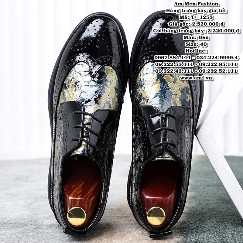 T1253 - Màu: Đen - Size: 40