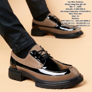 T1289 - Màu: Đen nâu - Size: 41